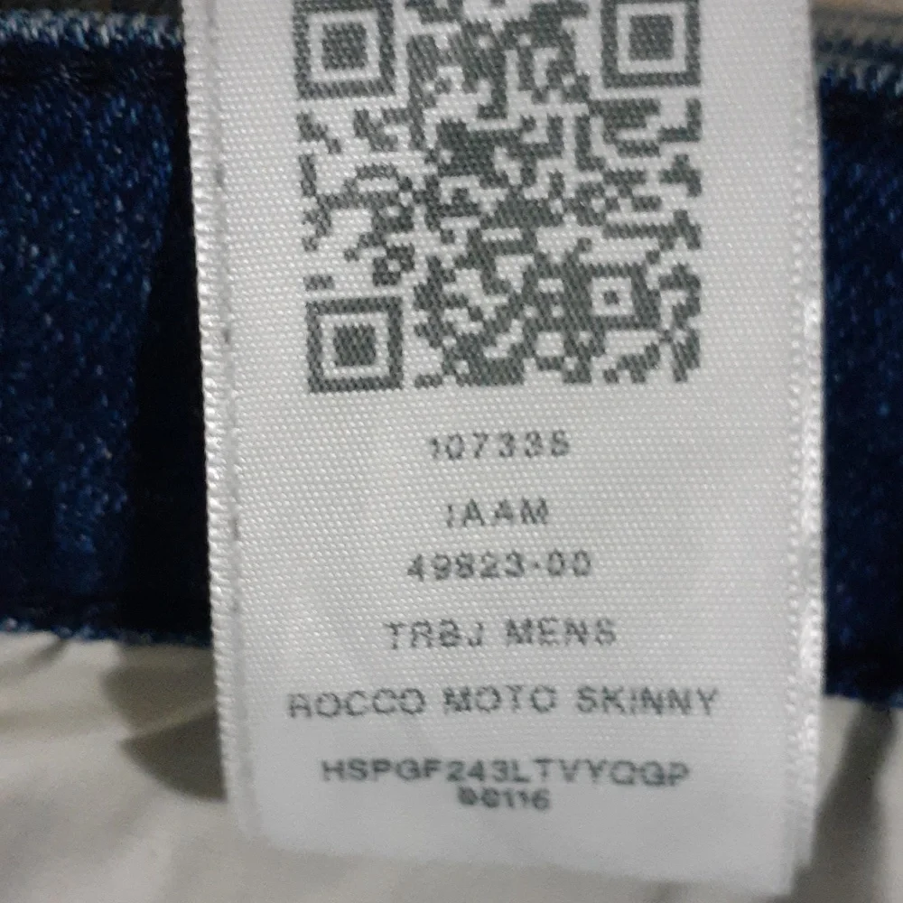 True Religion Jeans Men Size 40 Rocco Relaxed Skinny Denim Grunge Street…